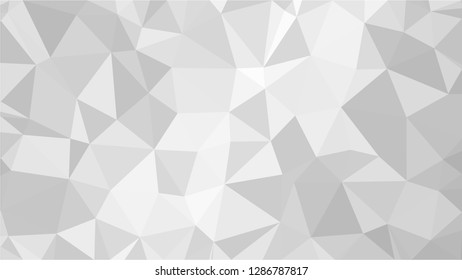 White Polygonal Mosaic Background, Low Poly Style, Vector illustration, Business Design Templates