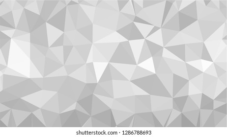 White Polygonal Mosaic Background, Low Poly Style, Vector illustration, Business Design Templates
