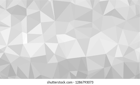 White Polygonal Mosaic Background, Low Poly Style, Vector illustration, Business Design Templates