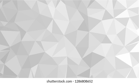 White Polygonal Mosaic Background, Low Poly Style, Vector illustration, Business Design Templates