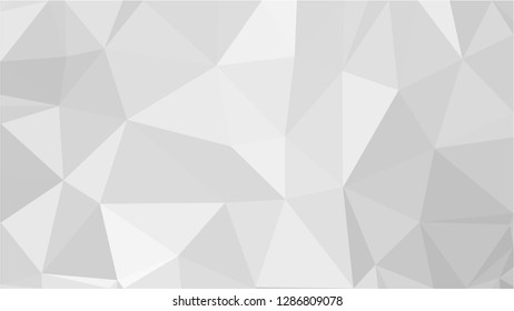 White Polygonal Mosaic Background, Low Poly Style, Vector illustration, Business Design Templates