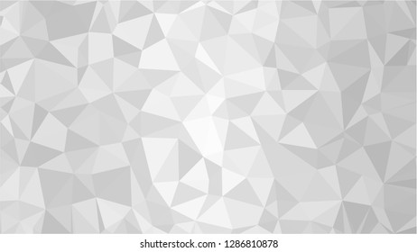 White Polygonal Mosaic Background, Low Poly Style, Vector illustration, Business Design Templates
