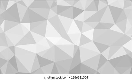 White Polygonal Mosaic Background, Low Poly Style, Vector illustration, Business Design Templates