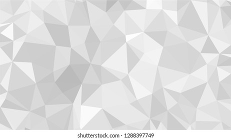 White Polygonal Mosaic Background, Low Poly Style, Vector illustration, Business Design Templates