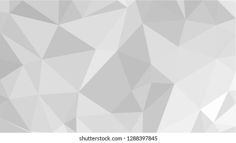 White Polygonal Mosaic Background, Low Poly Style, Vector illustration, Business Design Templates