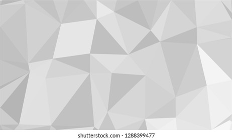 White Polygonal Mosaic Background, Low Poly Style, Vector illustration, Business Design Templates