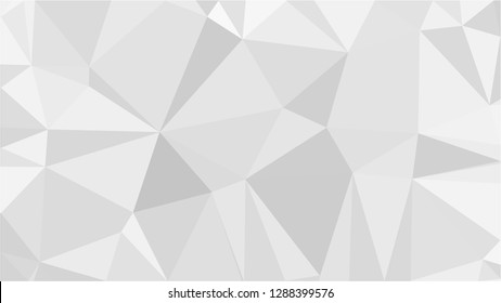 White Polygonal Mosaic Background, Low Poly Style, Vector illustration, Business Design Templates