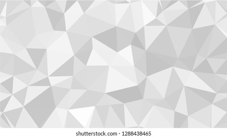 White Polygonal Mosaic Background, Low Poly Style, Vector illustration, Business Design Templates