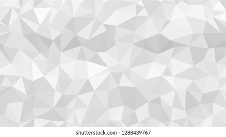 White Polygonal Mosaic Background, Low Poly Style, Vector illustration, Business Design Templates