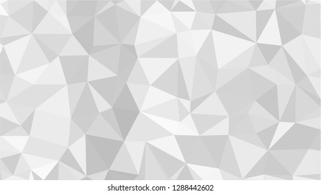 White Polygonal Mosaic Background, Low Poly Style, Vector illustration, Business Design Templates