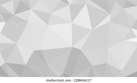 White Polygonal Mosaic Background, Low Poly Style, Vector illustration, Business Design Templates