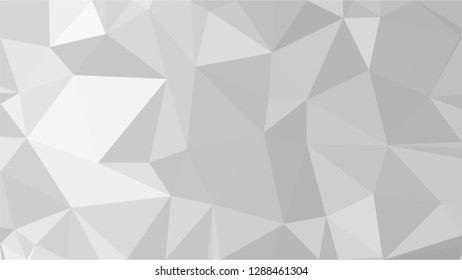White Polygonal Mosaic Background, Low Poly Style, Vector illustration, Business Design Templates