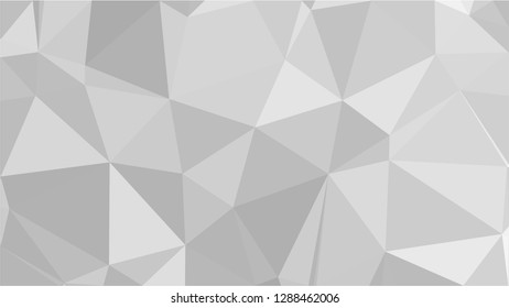 White Polygonal Mosaic Background, Low Poly Style, Vector illustration, Business Design Templates