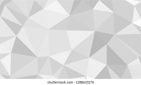 White Polygonal Mosaic Background, Low Poly Style, Vector illustration, Business Design Templates