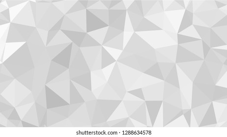 White Polygonal Mosaic Background, Low Poly Style, Vector illustration, Business Design Templates