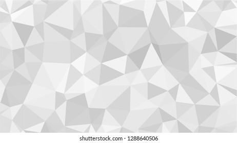 White Polygonal Mosaic Background, Low Poly Style, Vector illustration, Business Design Templates