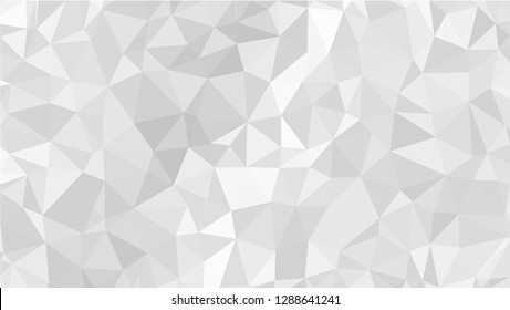 White Polygonal Mosaic Background, Low Poly Style, Vector illustration, Business Design Templates