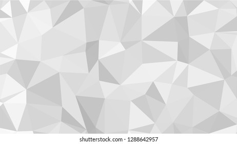 White Polygonal Mosaic Background, Low Poly Style, Vector illustration, Business Design Templates