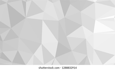White Polygonal Mosaic Background, Low Poly Style, Vector illustration, Business Design Templates