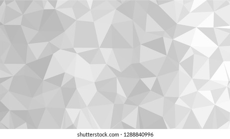 White Polygonal Mosaic Background, Low Poly Style, Vector illustration, Business Design Templates