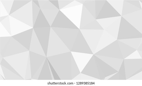 White Polygonal Mosaic Background, Low Poly Style, Vector illustration, Business Design Templates