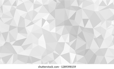 White Polygonal Mosaic Background, Low Poly Style, Vector illustration, Business Design Templates