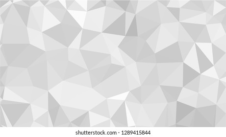 White Polygonal Mosaic Background, Low Poly Style, Vector illustration, Business Design Templates