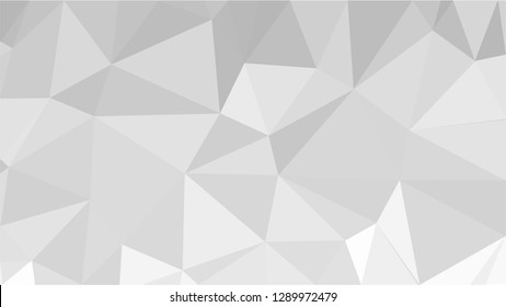 White Polygonal Mosaic Background, Low Poly Style, Vector illustration, Business Design Templates