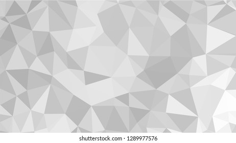 White Polygonal Mosaic Background, Low Poly Style, Vector illustration, Business Design Templates