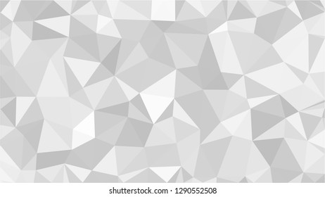 White Polygonal Mosaic Background, Low Poly Style, Vector illustration, Business Design Templates