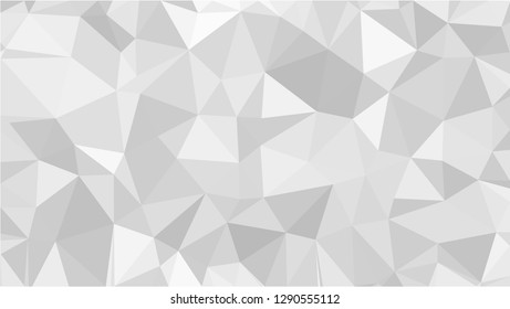 White Polygonal Mosaic Background, Low Poly Style, Vector illustration, Business Design Templates