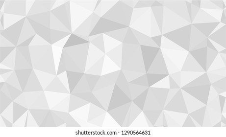 White Polygonal Mosaic Background, Low Poly Style, Vector illustration, Business Design Templates