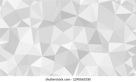 White Polygonal Mosaic Background, Low Poly Style, Vector illustration, Business Design Templates