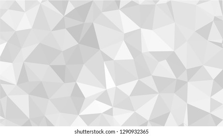 White Polygonal Mosaic Background, Low Poly Style, Vector illustration, Business Design Templates