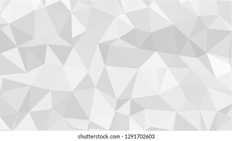 White Polygonal Mosaic Background, Low Poly Style, Vector illustration, Business Design Templates