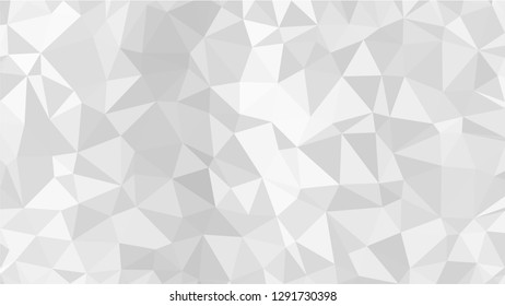 White Polygonal Mosaic Background, Low Poly Style, Vector illustration, Business Design Templates