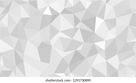 White Polygonal Mosaic Background, Low Poly Style, Vector illustration, Business Design Templates