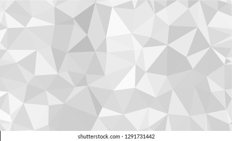 White Polygonal Mosaic Background, Low Poly Style, Vector illustration, Business Design Templates