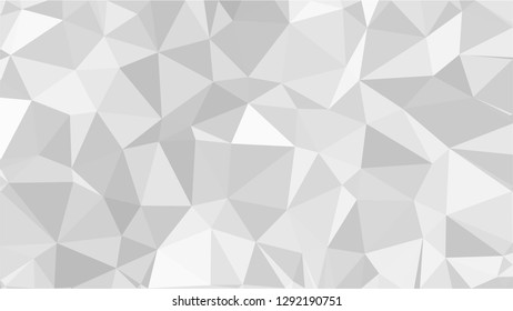 White Polygonal Mosaic Background, Low Poly Style, Vector illustration, Business Design Templates