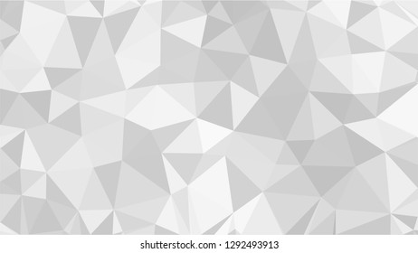 White Polygonal Mosaic Background, Low Poly Style, Vector illustration, Business Design Templates