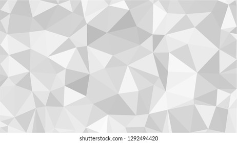 White Polygonal Mosaic Background, Low Poly Style, Vector illustration, Business Design Templates