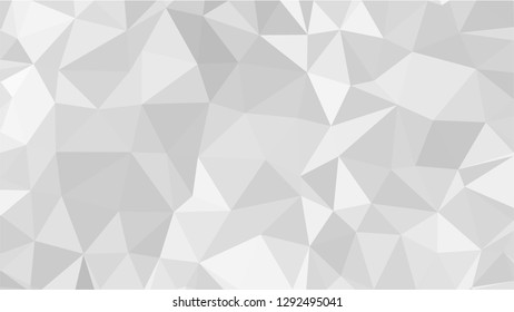 White Polygonal Mosaic Background, Low Poly Style, Vector illustration, Business Design Templates