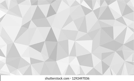 White Polygonal Mosaic Background, Low Poly Style, Vector illustration, Business Design Templates