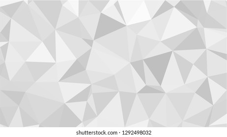 White Polygonal Mosaic Background, Low Poly Style, Vector illustration, Business Design Templates