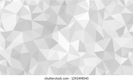 White Polygonal Mosaic Background, Low Poly Style, Vector illustration, Business Design Templates