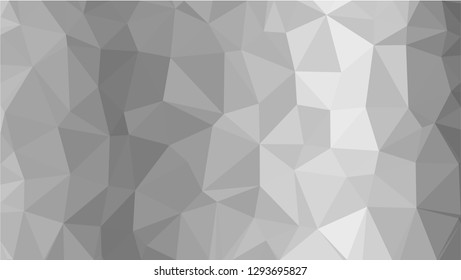 White Polygonal Mosaic Background, Low Poly Style, Vector illustration, Business Design Templates