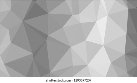 White Polygonal Mosaic Background, Low Poly Style, Vector illustration, Business Design Templates