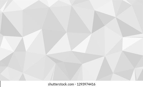 White Polygonal Mosaic Background, Low Poly Style, Vector illustration, Business Design Templates
