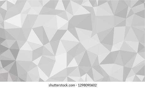White Polygonal Mosaic Background, Low Poly Style, Vector illustration, Business Design Templates
