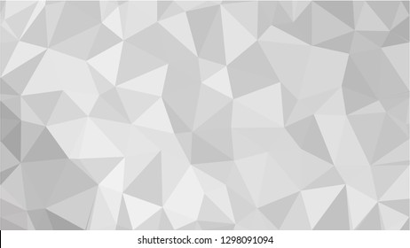 White Polygonal Mosaic Background, Low Poly Style, Vector illustration, Business Design Templates
